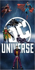 DC Universe cornhole board vinyl wraps