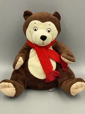 Kohls Cares 11” Teddy Bear You Can Do It Sam Brown Stuffed Animal Red Scarf