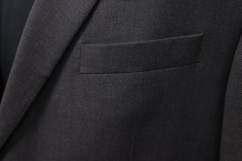JOS A BANK SIGNATURE mens brown NAILHEAD WOOL sport coat suit jacket blazer 44 R - Picture 7 of 14