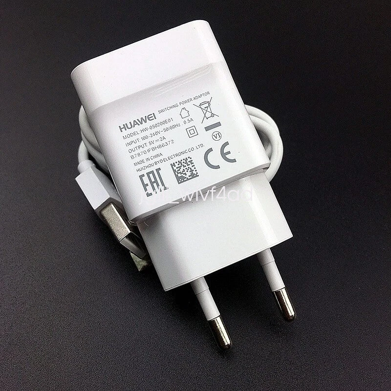 原装华为 5V/2A 快速充电器适配器 C 型 USB 电缆 Mate 9 10 20 荣耀 8 — 第 3/4 张图片