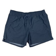 Goodfellow Co. Blue/Gray Swim Trunks Unlined Board Shorts Sz XL Elastic Waist