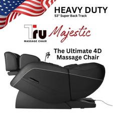 TRU Majestic 53  Heavy Duty Full Body Massage Chair - Ultimate 4D Zero Gravity