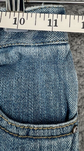 Mary-Kate and Ashley Girls Jeans with Black Ribbon Elastic Waistband Size 6 - Picture 4 of 9