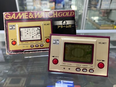 GAME&WATCH GOLD アラーム付き HERMET Nintendo Game & Watch - Helmet