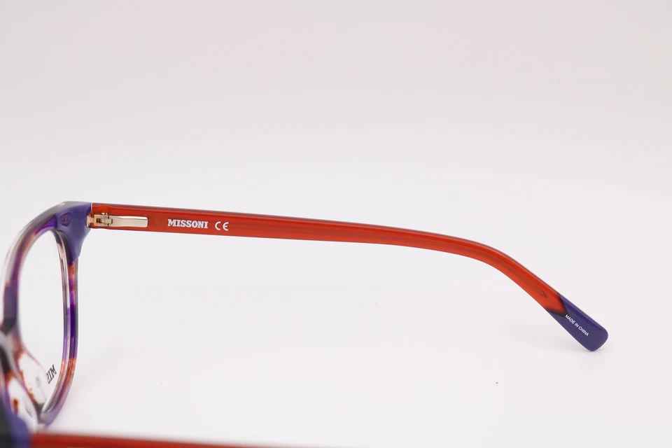 Monturas de anteojos Missoni Mis0100 L7W violeta marrón habana ojo de gato 53-17-145 Foto 4 de 4