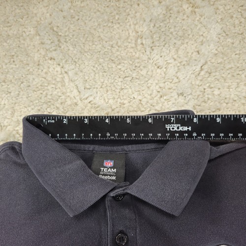 Ropa del equipo de la NFL Pittsburgh Steelers Reebok para hombre camiseta con cuello negra talla mediana - Imagen 5 de 9