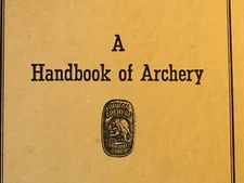 Vtg Indian Archery Corp A Handbook Of Archery  brochure pamphlet Evansville IN