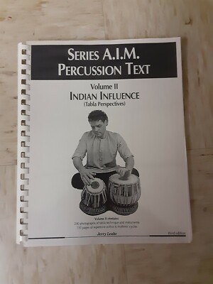 Series A.I.M. Percussion Text Volume 2 Indian Influence Tabla Perspectives