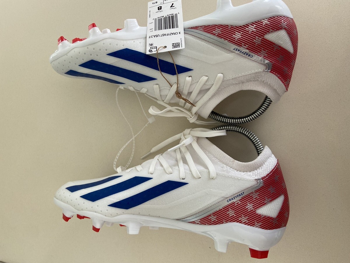 Adidas X Crazyfast USA.3 FG Red White Blue USA Soccer Cleats