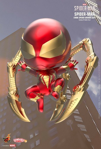 Hot Toys COSBABY Spider-Man (2018) PS4 - Spider-Man Iron Spider Suit - Imagen 3 de 3