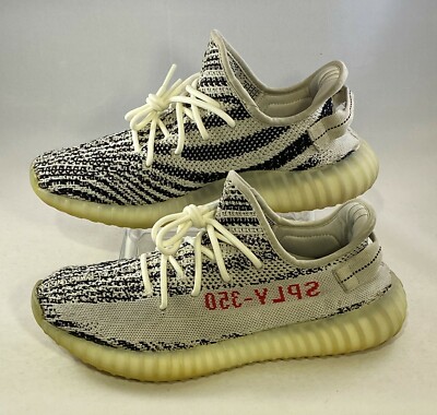 adidas YEEZY BOOST 350 V2 ZEBRA (2017) Size 10 White/Black