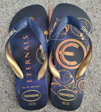 HAVAIANAS ciabatte sandali infradito Marvel blu marino ragazzo ragazza 35/36 UK3