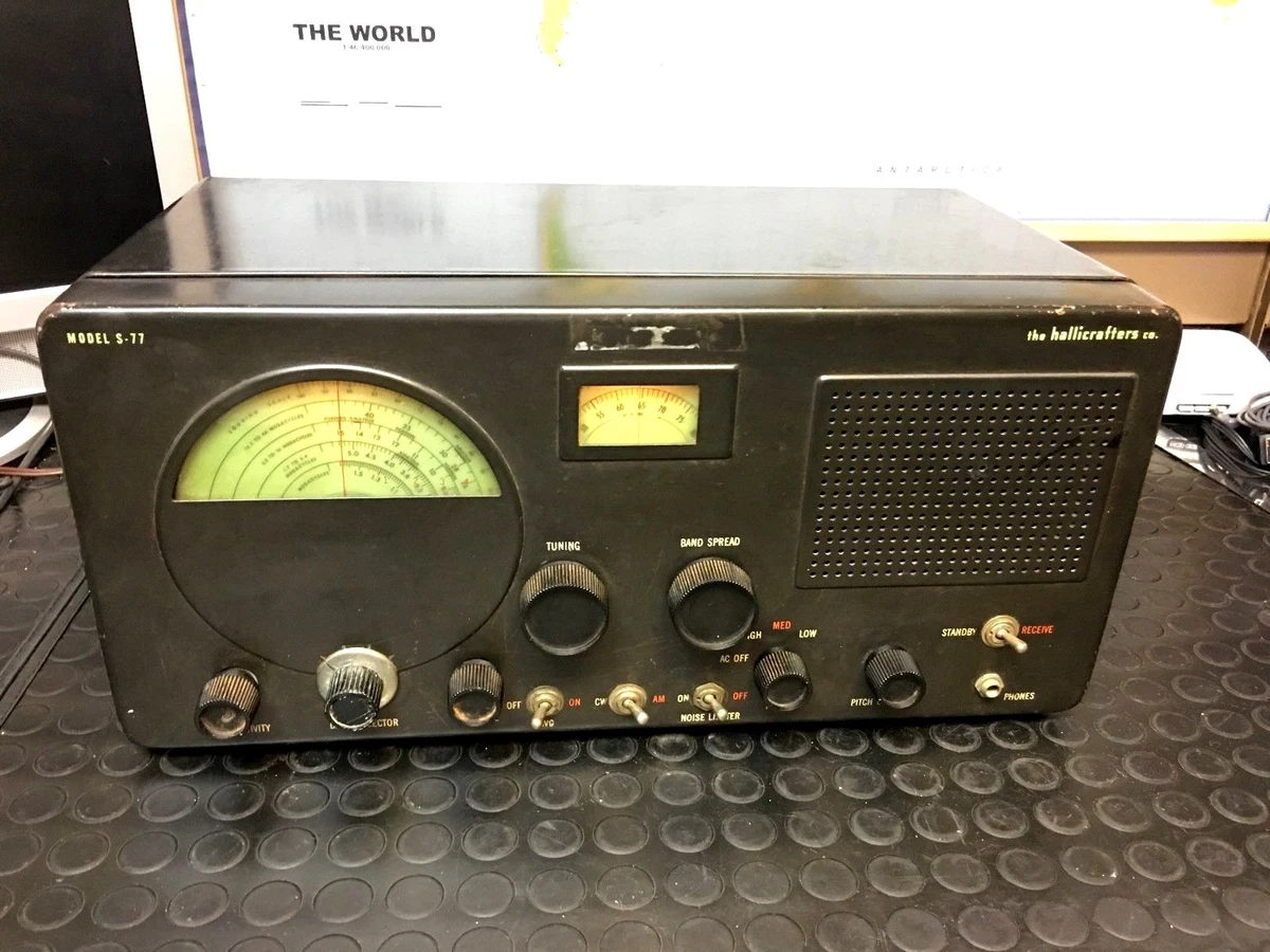 【Kaeruさま専用】Hallicrafters MODEL S-77 RigPix Database - Hallicrafters - S-77