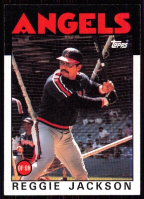 1986 Topps Reggie Jackson California Angels #700