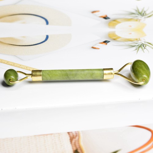 Natural Jade Stone Gua Sha Board Face Body Massager Roller Facial Scraper Beauty - Picture 26 of 40