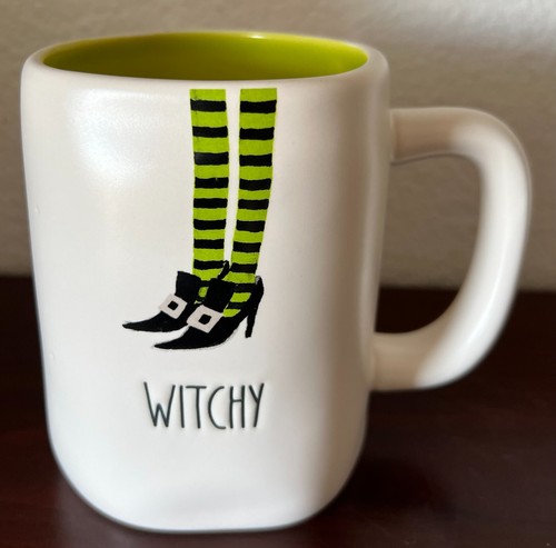 Rae Dunn Witch Legs & Feet Witchy & Wicked Halloween ~18 oz 2 Mug Set New! - Picture 6 of 8