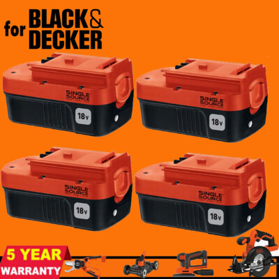 1-4Packreplace For Black and Dec HPB18 18 Volt 4.8Ah Battery HPB18-OPE 244760-00