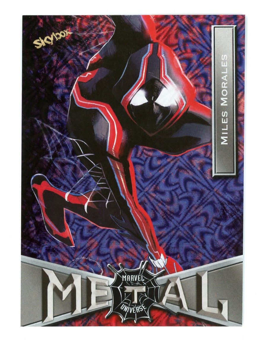 2021 SkyBox Metal Universe Marvel Spider-Man Grandiose Miles Morales #52