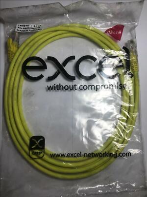 GROSSPACKUNG RESTPOSTEN 20x gelb Excel 3,0 m 3 m BB003MPLYW CAT5e Netzwerkkabel gebootet