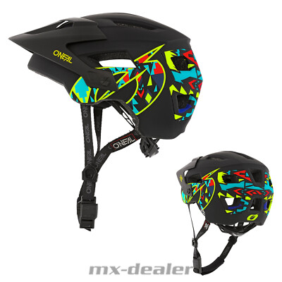 ONeal Defender Muerta Schwarz Fahrrad Helm All Mountain Bike Trail MTB BMX