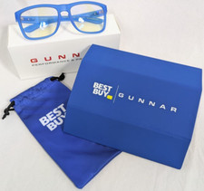 NEW Gunnar Intercept Blue Light Glasses BEST BUY EDITION COBALT Clear INT-BB509