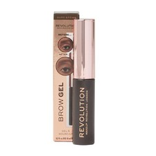Makeup Revolution Dark Brown Brow Gel Long Wear Tinted Eyebrow Gel 6ml