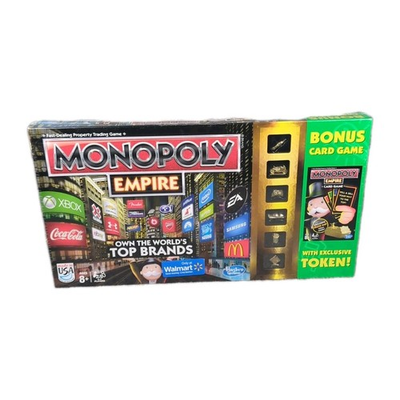 #ad #ad Monopoly EMPIRE Top Brands Board BONUS Card Game Exclusive Cruise Ship Token ⭐️ $59.96