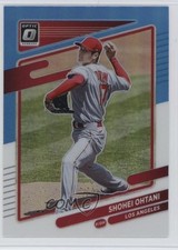2021 Panini Donruss Optic Carolina Blue & White Prizm Shohei Ohtani #192 1ot5