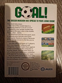 Goal JALECO 1990 Nintendo NES Video Game Boxed with Manual & sleeve, polystyrene
