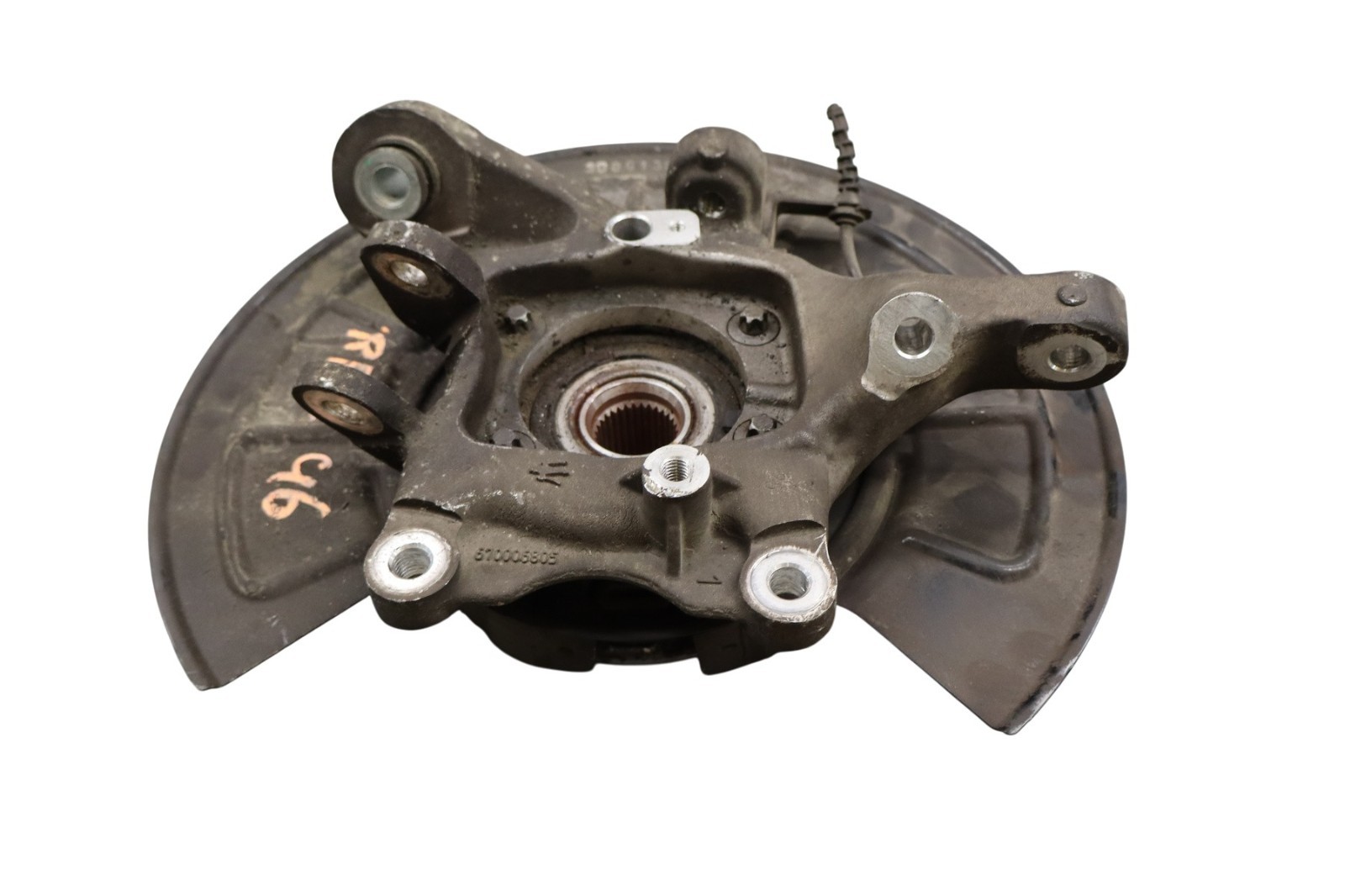 14-17 Maserati Ghibli Rear Right Passenger Spindle Knuckle Hub 670006805 Oem