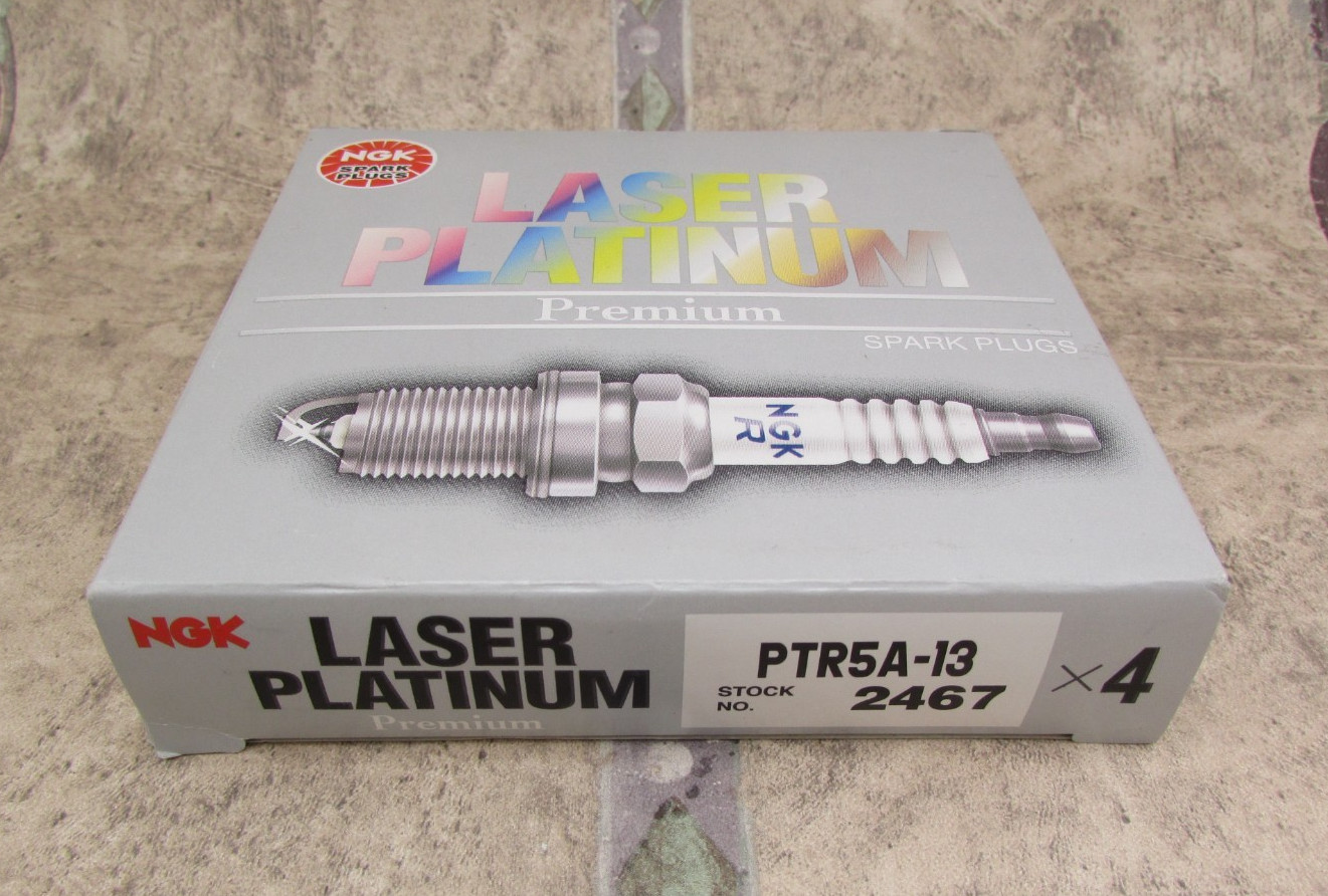 4 PACK NGK  2467 PTR5A-13 Spark Plug Laser Platinum, Made In Japan