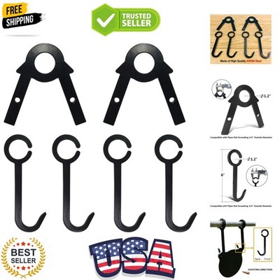 AR500 Steel Shooting Target Stand Kit - Steel Target Hangers Hanging Hook - T...