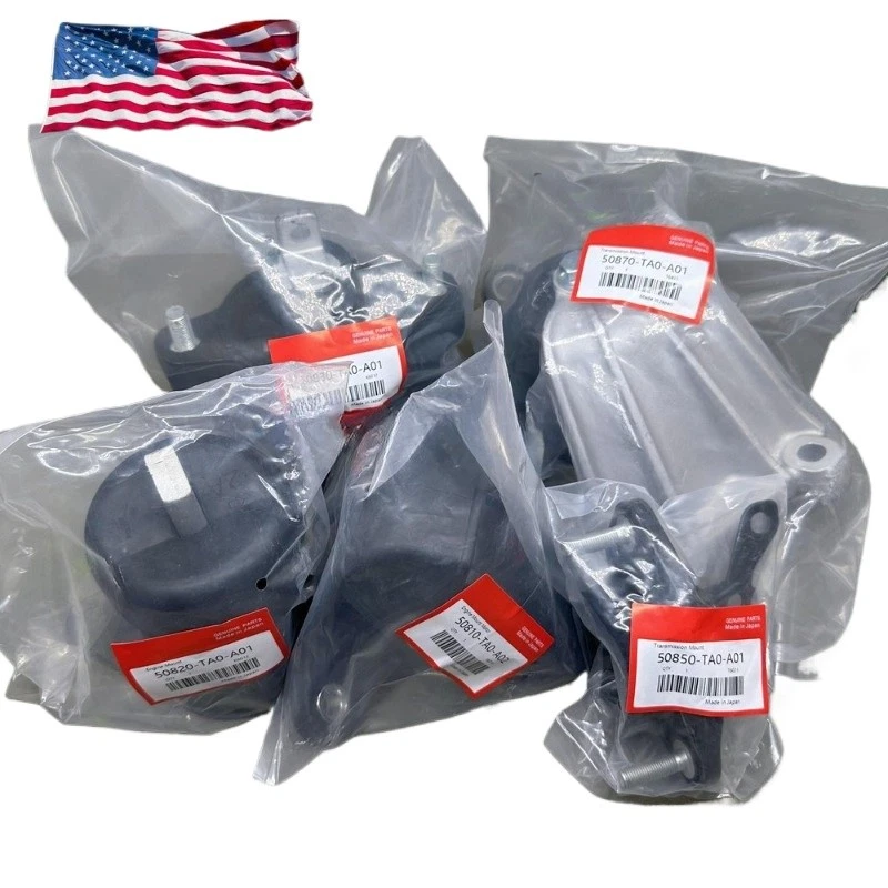 OEM! 5PCS Engine Motor & Trans Mounts Kit For 08-12 Honda Accord 2.4L Auto Trans - Image 2 of 4