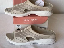 Woman’s Shoes Easy Spirit,Setracide 2, Slip On Open Toe 10M Med.Gray NIB! Read