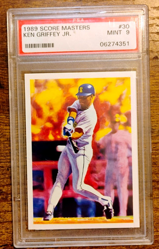 1989 Score Masters Ken Griffey Jr. Rookie RC #30 PSA 9 MINT Seattle Mariners