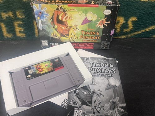 Timon and Pumbaa's Jungle Games Super Nintendo Cart Only