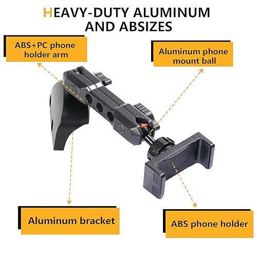 Dash Phone Mount Holder Driver Side Compatible with 2021 2022 2023 2024 2025 - Afbeelding 7 van 7