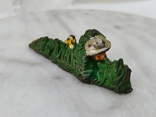 Barclay Manoil Toy Soldier Sniper Laying In Grass. DAMAGED