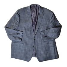Lauren Ralph Lauren Blazer Mens Size 50L Sports Jacket 100 Wool Plaid