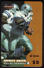 5 € Proline Intense 1997 Emmitt Smith (Dallas Cowboys) #10 Von 20 Telefonkarte
