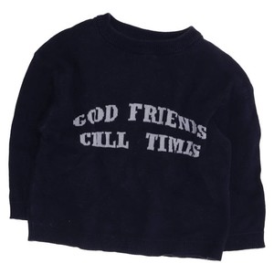 Zara, Strickpullover, Größe: 68, Blau, Baumwolle, Print, Feinstrick #dPf