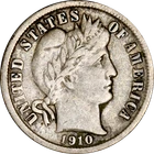 1910-D Barber Dime
