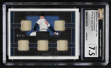 2023 Panini Three and Two Full Count Swatches 2/15 Bob Lemon CGC 7.5 HOF 2hh