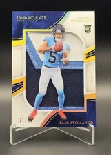 2025 Panini Immaculate Collection - Clearly Immaculate Rookie Jerseys Elic...