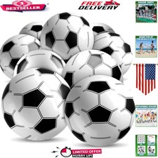 Exciting Pack of 12 Inflatable Soccer Balls - Perfect for Parties  Goodie Bags