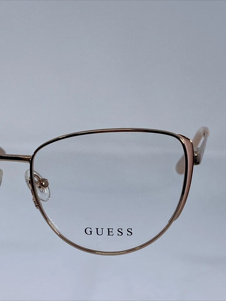 Marco de gafas pequeñas para mujer GUESS GU2904 074 NOS dorado/rosa 50-16-140 Foto 4 de 4