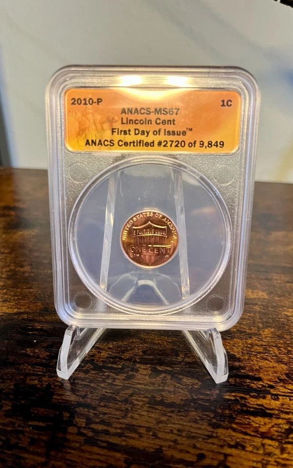 2010 P & D Lincoln Cent Set – MS67 First Day of Issue – #2720/9849 - Image 4 of 4