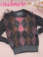  0797 Neiman Marcus silk cashmere sweater women  L