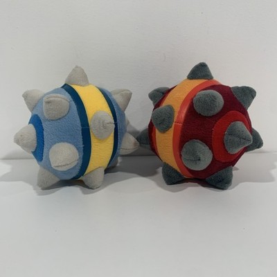 Team Fortress TF2 Sticky Bomb Plush Complete Set RED & BLU 2 Cosplay RARE VALVE