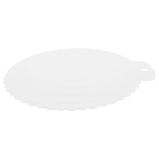 Thickened White ABS Reusable Cake Base Board with Handle for Parties